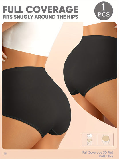 Seamless vormende slip voor dames met hoog model, ademend mesh en kruispatroon, voor tummy control en billenlift