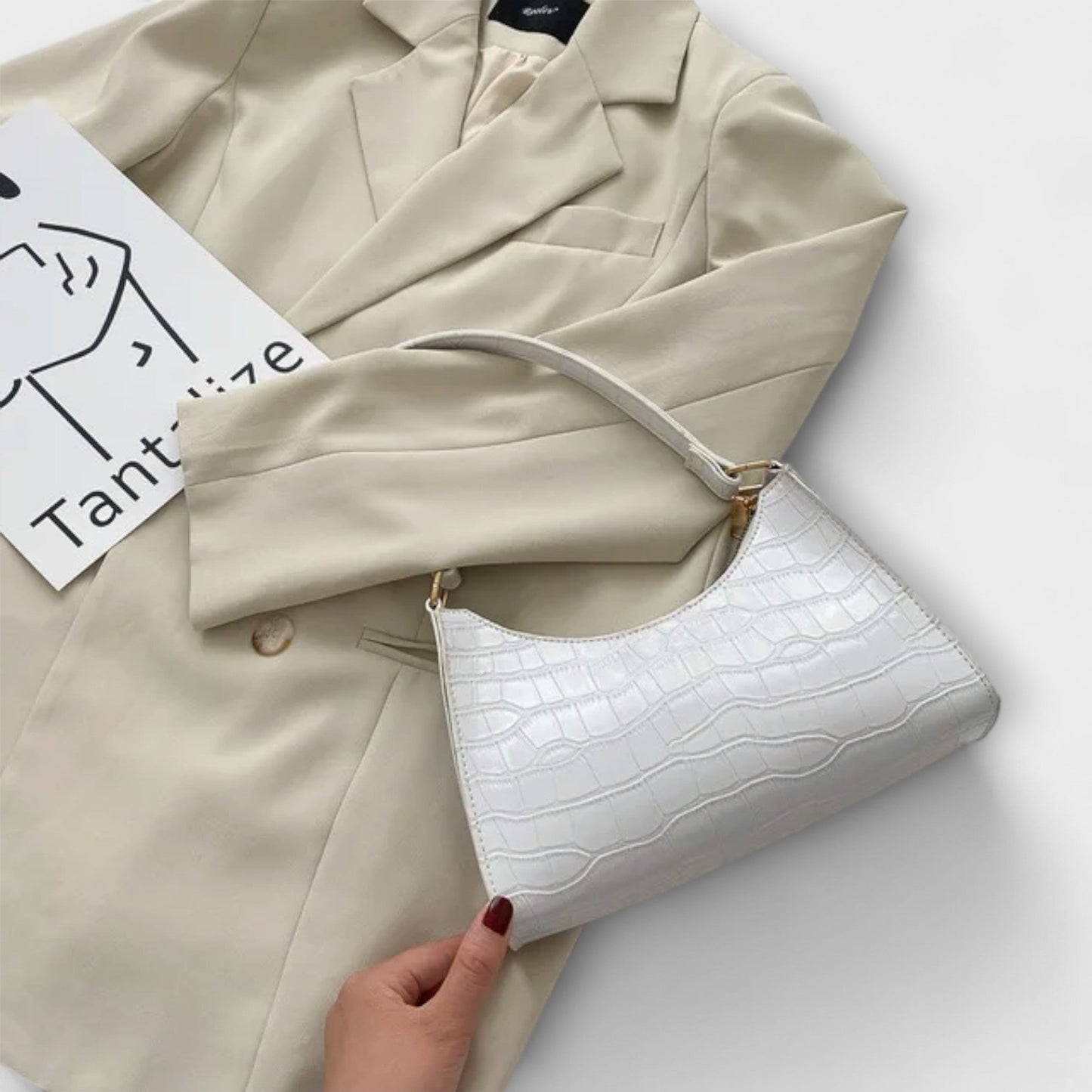 Olivia - Lśniąca Skórzana Torba