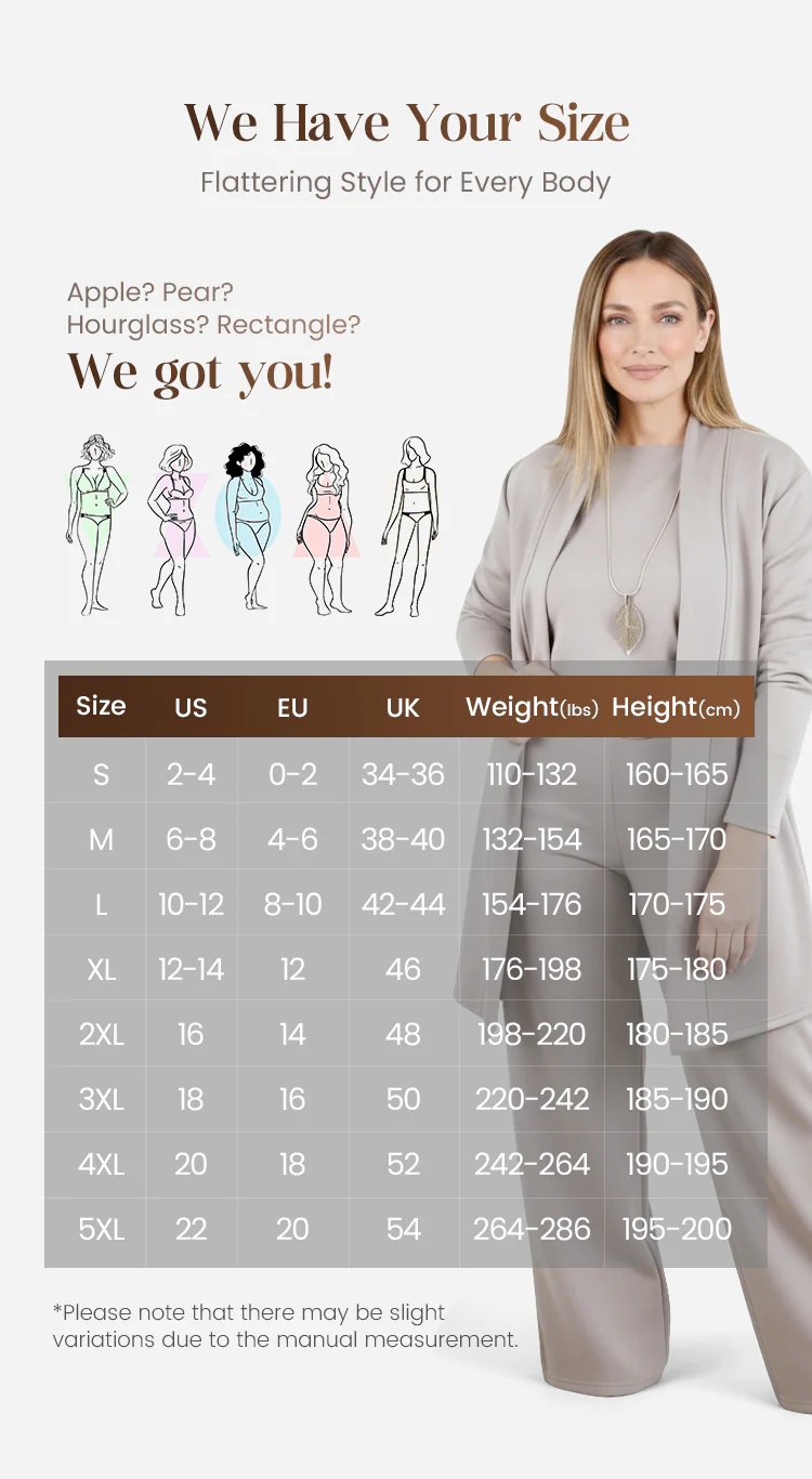 ⏳Specjalna oferta ograniczona czasowo⏰Elegancki 3-częściowy komplet zawierający długi kardigan, top i spodnie💞