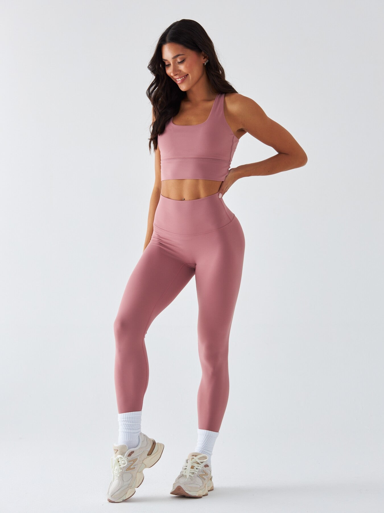 Roze Leggings Sport - Morning Dew
